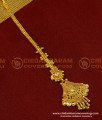 NCT119 - Simple Nethichutti Design Gold Stone Maang Tikka for Wedding