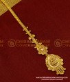 NCT121 - Light Weight Bridal Maang Tikka Gold Design Ad Stone Nethi Chutti for Female