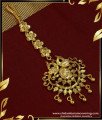 NCT159 - Latest Real Gold Peacock Design Big Guarantee Maang Tikka Short Matha Patti 