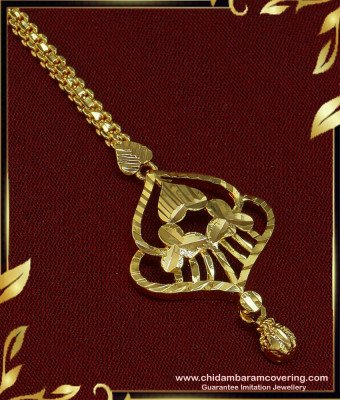 NCT161 - Traditional Hair Jewellery Indian Wedding Gold Plated Latest Gold Maang Tikka for Women 