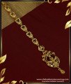 NCT165 - Attractive Peacock Design Gold Plated Casting Gold Maang Tikka for Wedding 