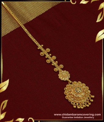 NCT166 - Traditional Gold Maang Tikka Designs Wedding Papidi Billa Models 