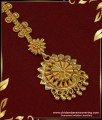NCT168 - Beautiful Flower Design One Gram Gold Maang Tikka Collections Buy Online 