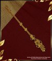 NCT177 - Cute Light Weight Plain Short Gold Maang Tikka for Baby Girl 