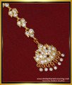 NCT196 - Impon Jewelry South Indian Marriage Pure Gold Plated Maang Tikka Designs Online