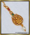 NCT199 - Temple Jewellery Mini Size Nethichutti Lakshmi Design Antique Gold Maang Tikka Online