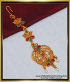 NCT205 - Temple Jewellery Peacock Design Nethichutti Bridal Wear Maang Tikka Designs Online