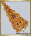 NCT208 - Premium Quality Temple Jewellery Peacocke Design Big Size Wedding Maang Tikka Online