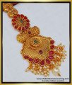 NCT209 - Premium Quality Temple Kemp Stones Nethuchutti Panjabi Big Maang Tikka Online