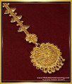 NCT223 - One Gram Gold Plated Light Weight Maang Tikka Design for Women