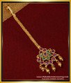 NCT231- Latest Bridal Wear Green and Pink Kemp Stone Bridal Wear Papidi Billa Online 
