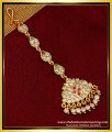 NCT234 - Gold Design Full Stone Impon Nethichutti Design South Indian Bridal Jewellery