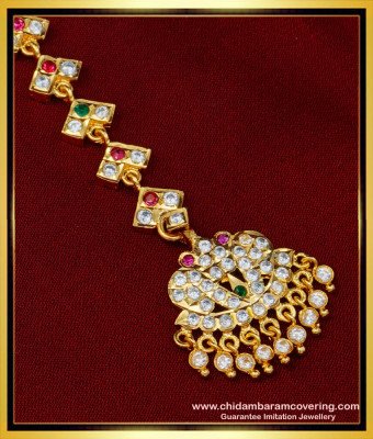 NCT235 - Latest Five Metal Bridal Wear Impon Maang Tikka Impon Jewellery Online