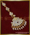 NCT245 - Gold Design White Stone Latest Nethichutti Designs 