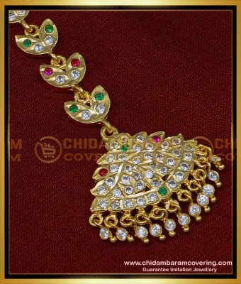 NCT250 - Original Gold Plated Five Metal Stone Maang Tikka Designs