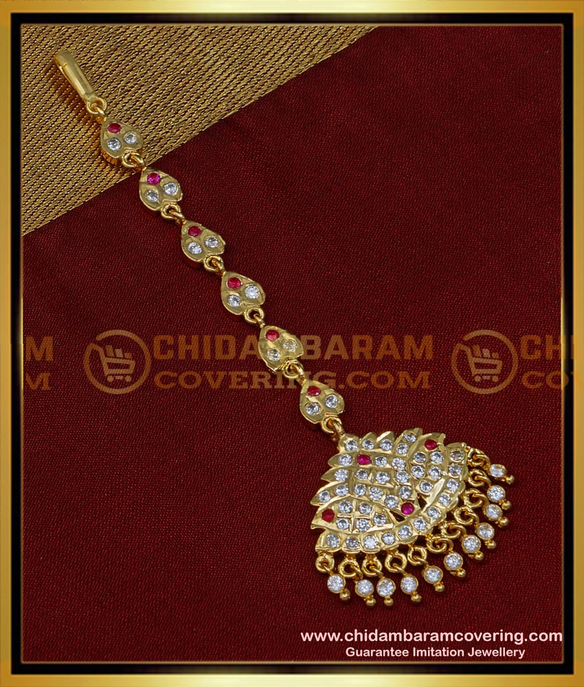 NCT251 - Impon Jewellery 1 Gram Gold Papidi Billa Models for Wedding 