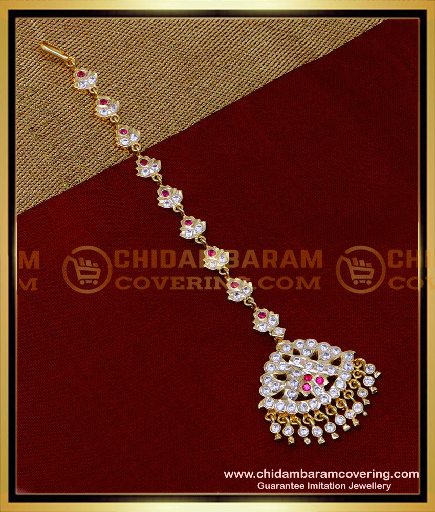 NCT262 - Traditional Gold Design Stone Impon Nethichutti Designs