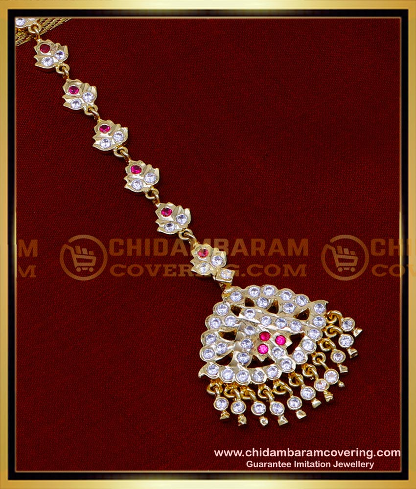 NCT262 - Traditional Gold Design Stone Impon Nethichutti Designs