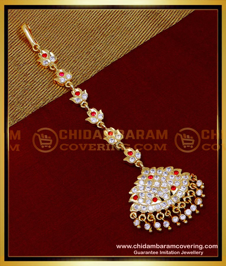 NCT263 - South Indian Impon Jewellery Bridal Nethichutti Online