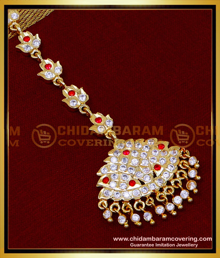 NCT263 - South Indian Impon Jewellery Bridal Nethichutti Online