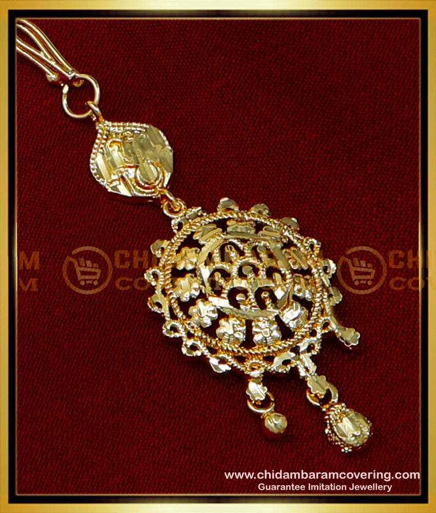NCT267 - Buy Latest Small Size Gold Plated Maang Tikka Online