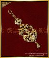 NCT268 - Cute Peacock Model Gold Plated Short Maang Tikka Designs