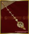 NCT269 - Simple Nethichutti Designs Light Weight Gold Plated Maang Tikka