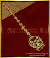 NCT271 - Bridal Wear Light Weight Gold Plated Maang Tikka Designs