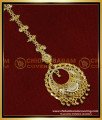 NCT272 - Latest Design Women Gold Plated Maang Tikka for Girls 