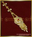 NCT280 - Gold Look Forming Gold Stone Bridal Maang Tikka Online