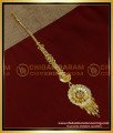 NCT283 - 2 Gram Gold Forming Bridal Maang Tikka Design Online