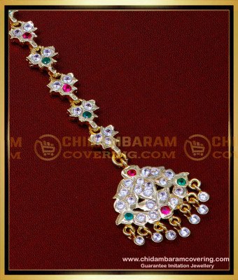 NCT286 - South Indian Impon Jewellery Bridal Maang Tikka Online