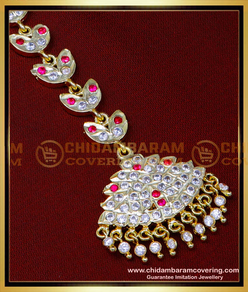 NCT288 - Impon Jewellery Stone Traditional Nethi Chutti for Wedding