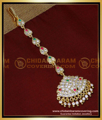 NCT292 - Impon Jewellery Ad Stone Traditional Nethi Chutti for Wedding