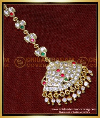 NCT293 - Gold Design Impon Bridal Nethi Chutti Designs for Wedding