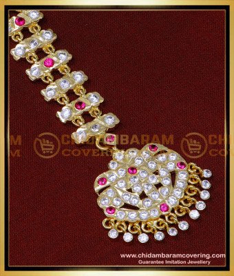 NCT300 - Latest Maang Tikka Impon Bridal Nethi Chutti Designs for Wedding