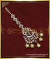 NCT302 - Elegant Ad Stone Party Wear Pearl Maang Tikka Online