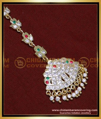 NCT307 - Gold Design Stone Traditional Nethi Chutti for Wedding