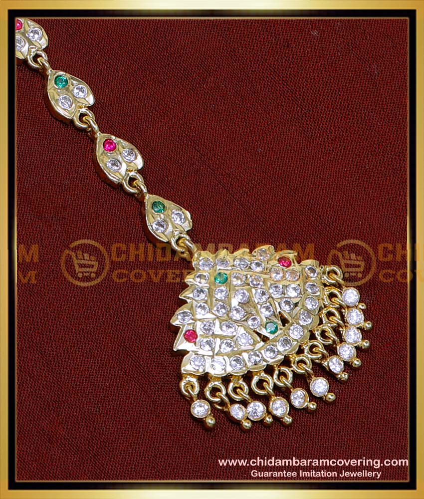 NCT308 - Wedding Jewellery Bridal Nethi Chutti Designs Online
