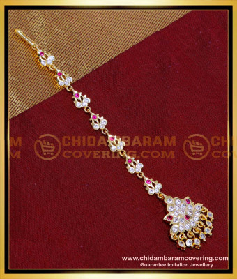 NCT313 - Gold Design Bridal Wear Maang Tikka Design Artificial