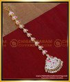 NCT318 - Traditional Impon Stone Swan Model Maang Tikka Design