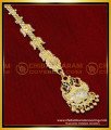 NCT320 - 1 Gram Gold Maang Tikka Gold New Design for Women