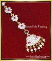 NCT347 - Impon Stone Small Maang Tikka Gold Design Buy Online
