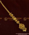 NCT016 - Semi precious heart shape hanging design maang tikka for women and girls