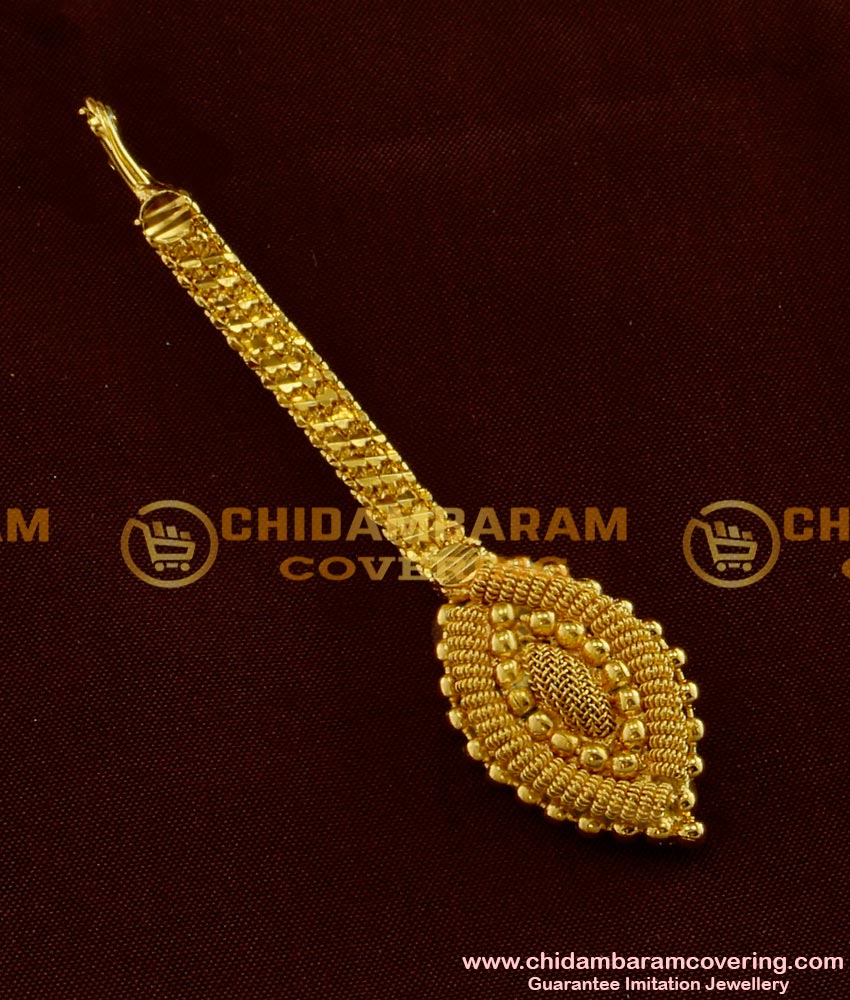 NCT014 - Traditional Indian Wedding Jewellery Small Size Maang Tikka Online Collections