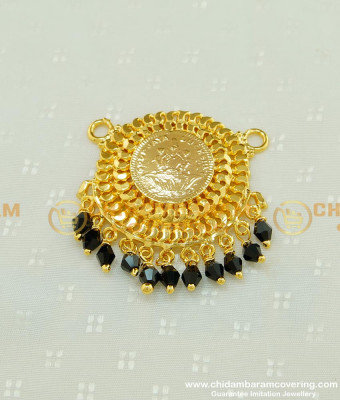 PND036 - New Collection Traditional Lakshmi Pendant Black Crystal Dollar Online 