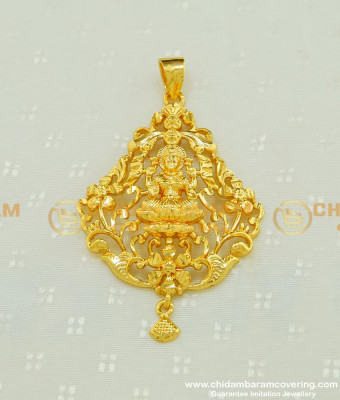 PND045 - New Collection Traditional Lakshmi Gold Pendant Design for Chain 