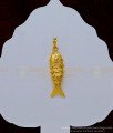 PND061 - Lucky Charm Male Gold Fish Pendant Design One Gram Gold Fish Locket Online