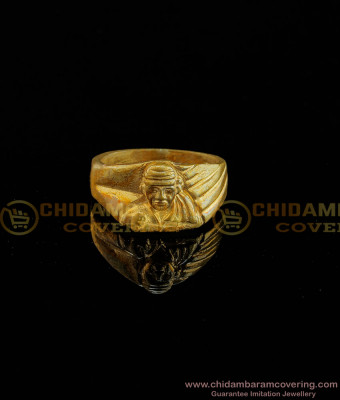RNG041 - Panchaloha Daily Use Sai Baba Ring Buy Artificial Jewellery Online