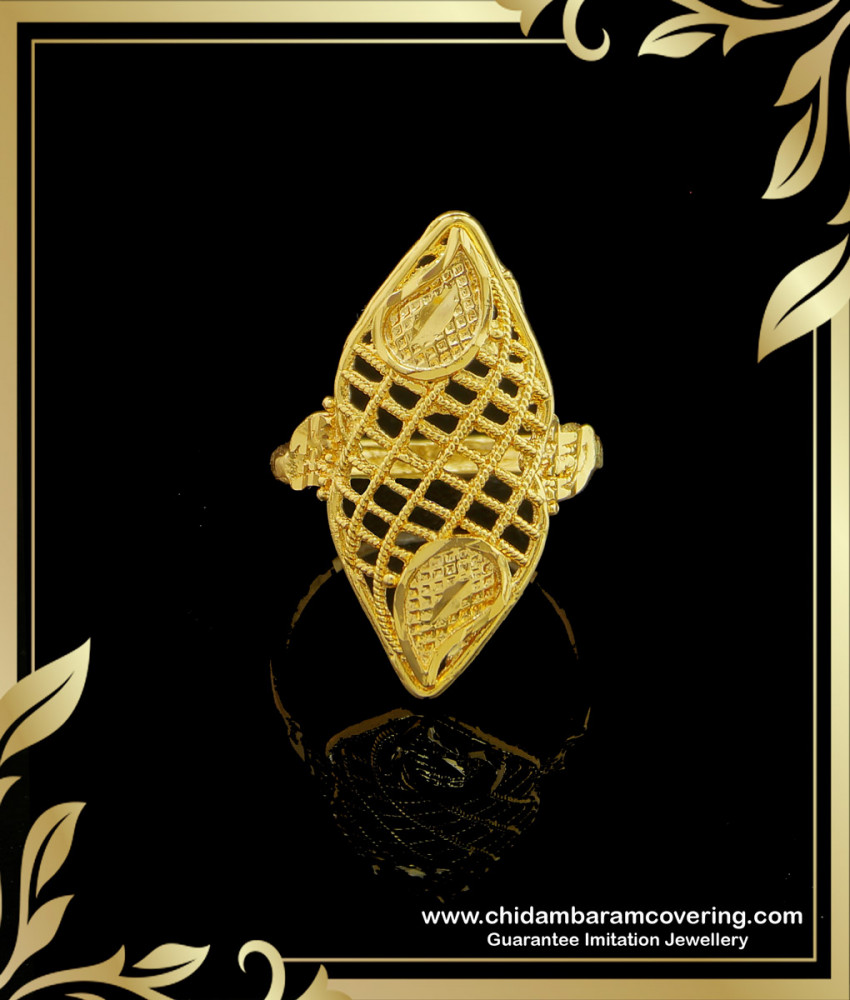RNG141 - New Wedding Ring Collections One Gram Gold Guaranteed Finger Ring for Ladies